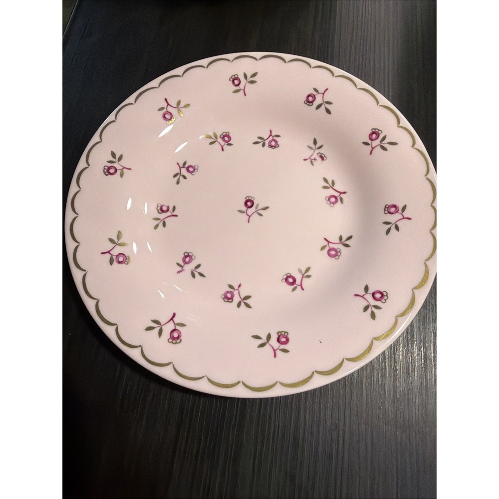 Vintage Wedgwood Alpine Pink Bread Butter Plate 6.75" Rare Floral Pattern WK 323